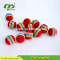 Customized Golf eva ball / golf rainbow ball / foam color golf ball